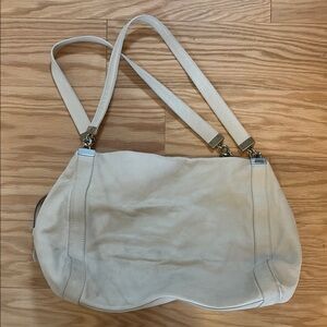 LK Bennett London Off White Leather Shoulder Bag